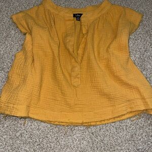 Lulu's Golden Yellow Blouse